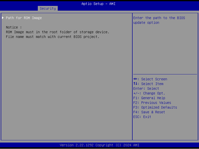BIOS Update